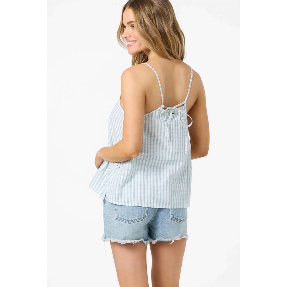 NEW O'NEILL martina plaid tank in blue - Picture 3 of 3